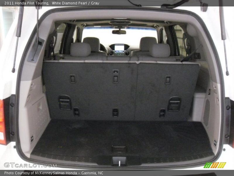 White Diamond Pearl / Gray 2011 Honda Pilot Touring