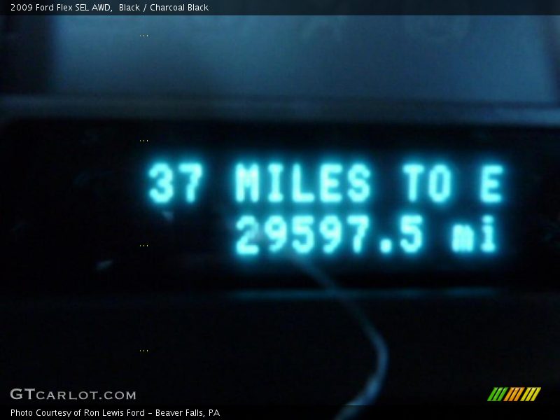 Black / Charcoal Black 2009 Ford Flex SEL AWD