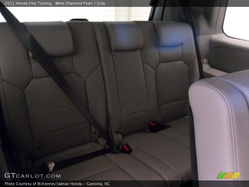 White Diamond Pearl / Gray 2011 Honda Pilot Touring