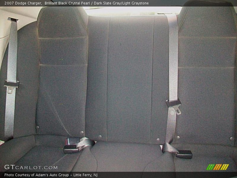 Brilliant Black Crystal Pearl / Dark Slate Gray/Light Graystone 2007 Dodge Charger