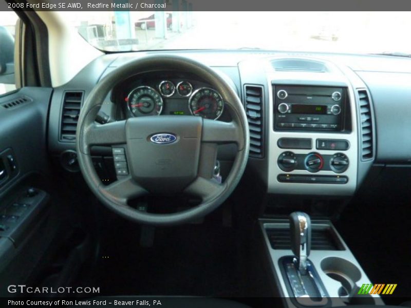 Redfire Metallic / Charcoal 2008 Ford Edge SE AWD