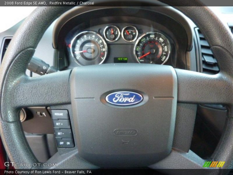 Redfire Metallic / Charcoal 2008 Ford Edge SE AWD