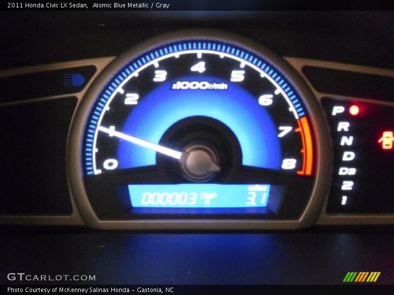  2011 Civic LX Sedan LX Sedan Gauges