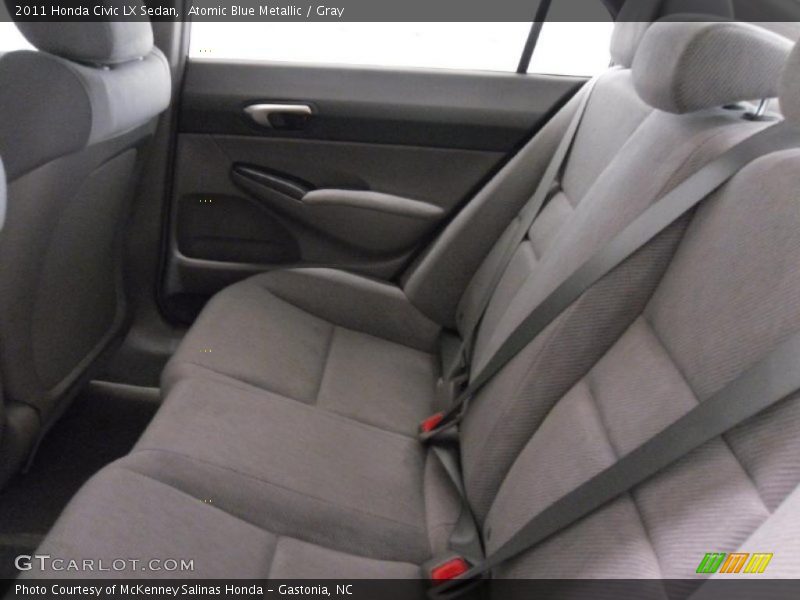 Atomic Blue Metallic / Gray 2011 Honda Civic LX Sedan