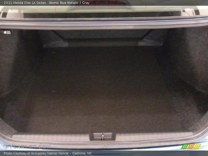 Atomic Blue Metallic / Gray 2011 Honda Civic LX Sedan