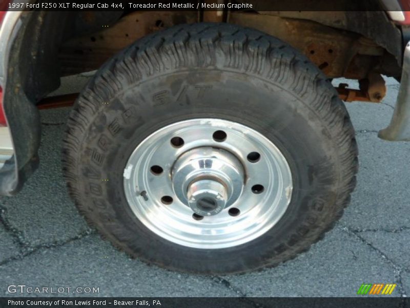 Toreador Red Metallic / Medium Graphite 1997 Ford F250 XLT Regular Cab 4x4