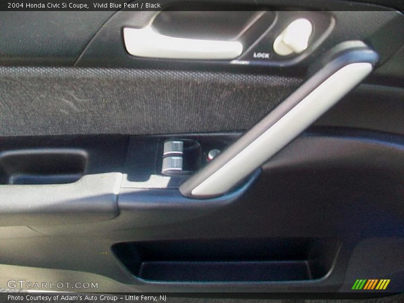 Vivid Blue Pearl / Black 2004 Honda Civic Si Coupe