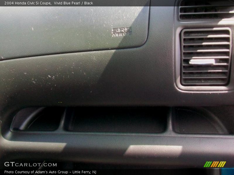 Vivid Blue Pearl / Black 2004 Honda Civic Si Coupe