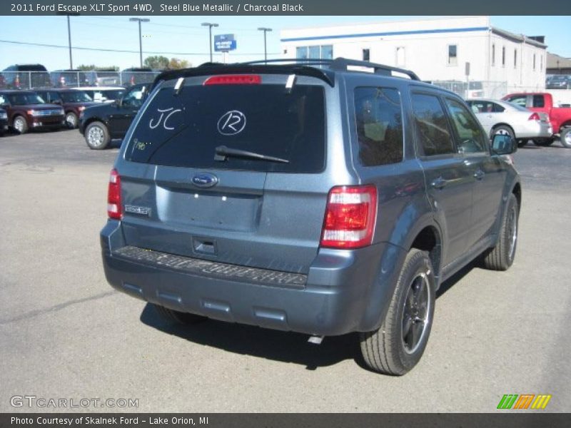 Steel Blue Metallic / Charcoal Black 2011 Ford Escape XLT Sport 4WD