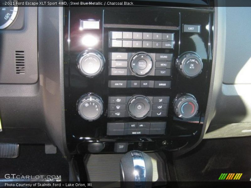 Steel Blue Metallic / Charcoal Black 2011 Ford Escape XLT Sport 4WD