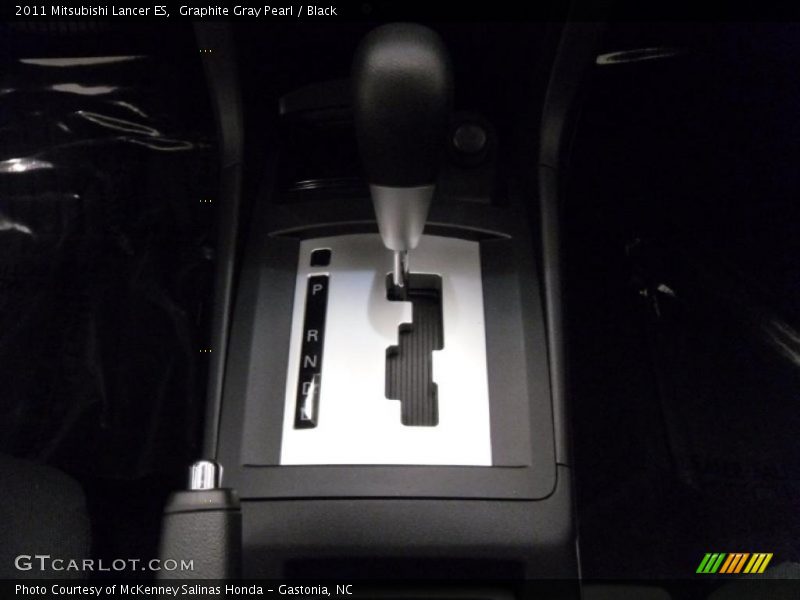 Graphite Gray Pearl / Black 2011 Mitsubishi Lancer ES