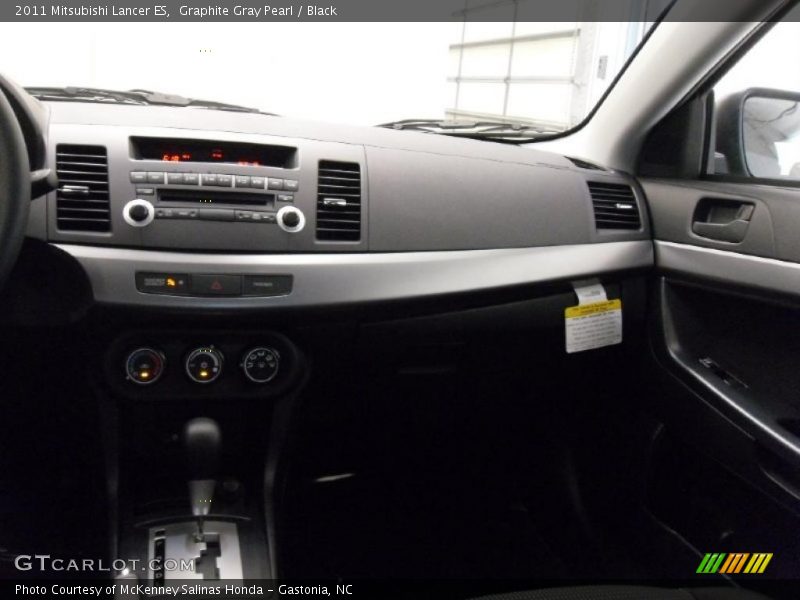 Graphite Gray Pearl / Black 2011 Mitsubishi Lancer ES