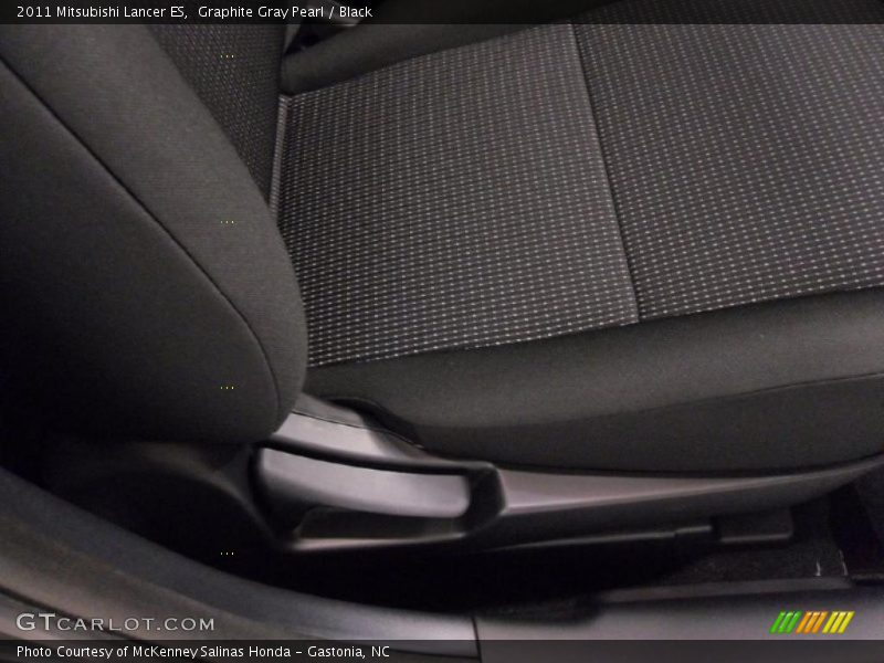 Graphite Gray Pearl / Black 2011 Mitsubishi Lancer ES