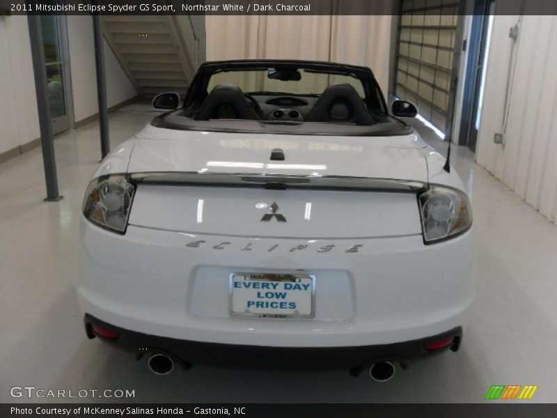 Northstar White / Dark Charcoal 2011 Mitsubishi Eclipse Spyder GS Sport
