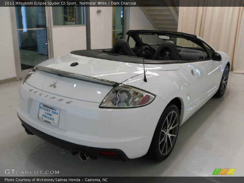 Northstar White / Dark Charcoal 2011 Mitsubishi Eclipse Spyder GS Sport