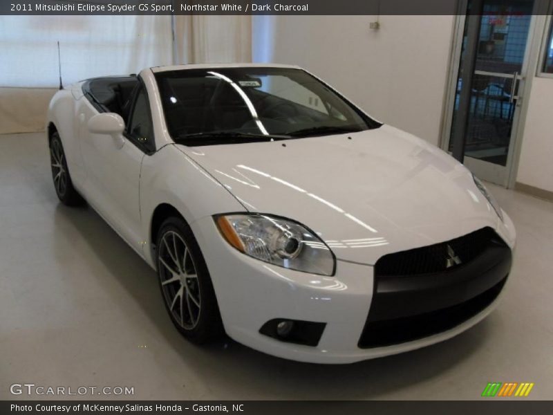 Northstar White / Dark Charcoal 2011 Mitsubishi Eclipse Spyder GS Sport