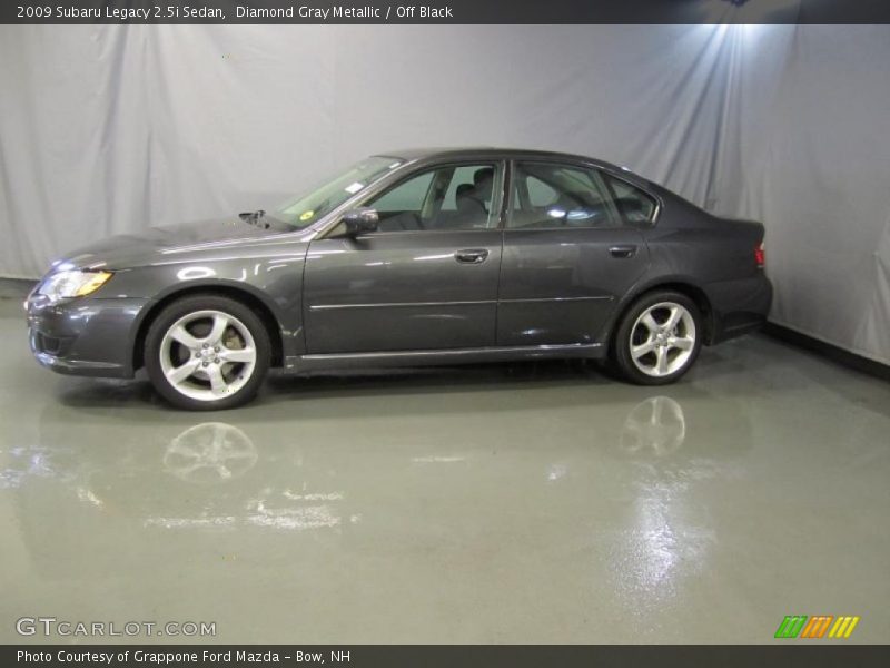 Diamond Gray Metallic / Off Black 2009 Subaru Legacy 2.5i Sedan