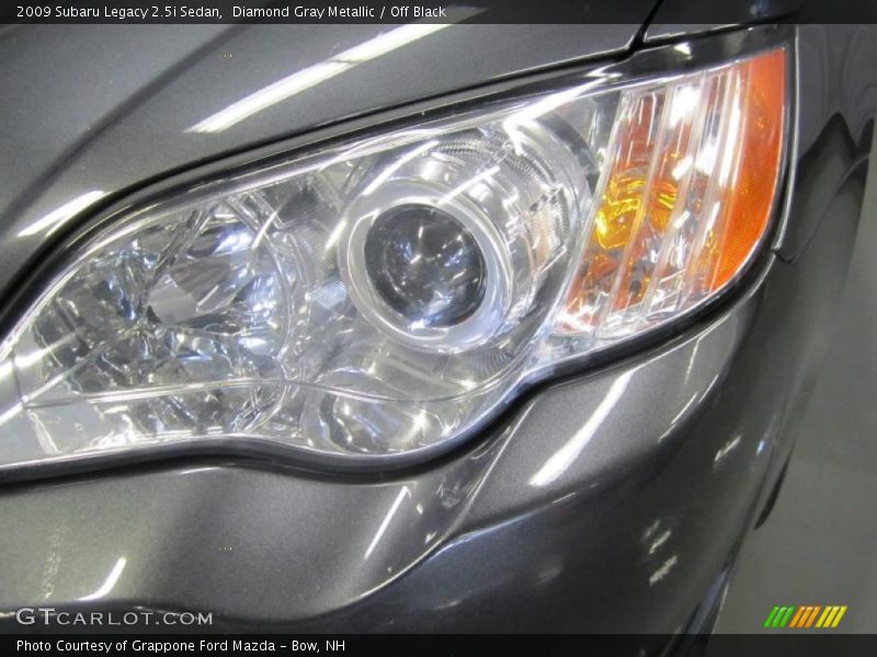 Diamond Gray Metallic / Off Black 2009 Subaru Legacy 2.5i Sedan