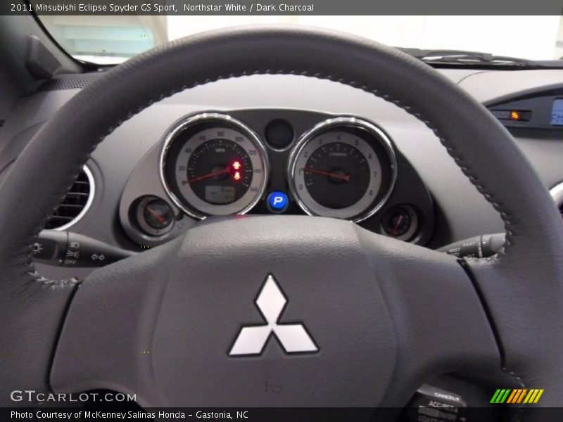 Northstar White / Dark Charcoal 2011 Mitsubishi Eclipse Spyder GS Sport