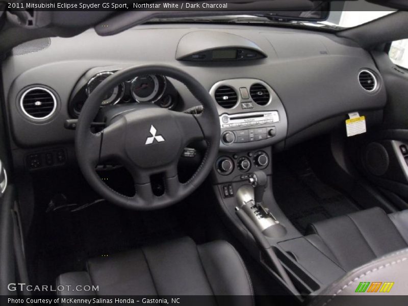  2011 Eclipse Spyder GS Sport Dark Charcoal Interior