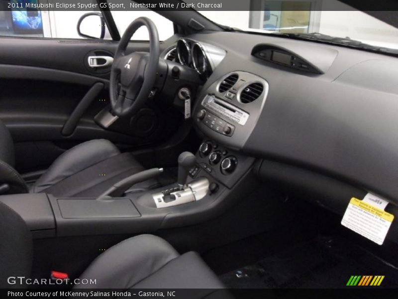 Northstar White / Dark Charcoal 2011 Mitsubishi Eclipse Spyder GS Sport