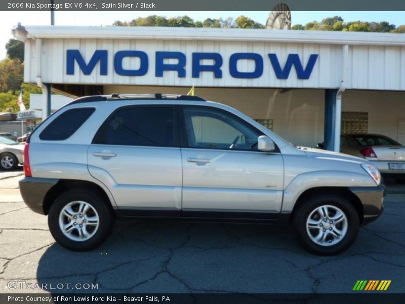 Satin Silver / Black 2006 Kia Sportage EX V6 4x4