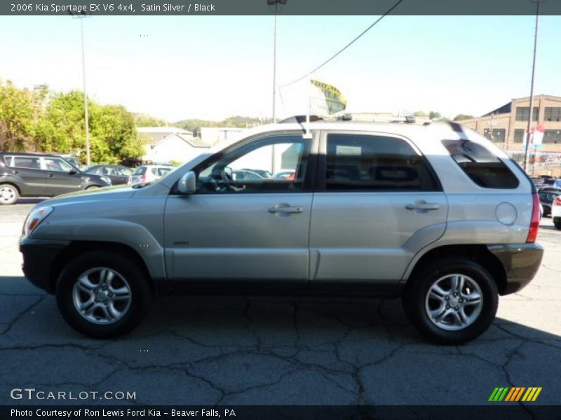 Satin Silver / Black 2006 Kia Sportage EX V6 4x4