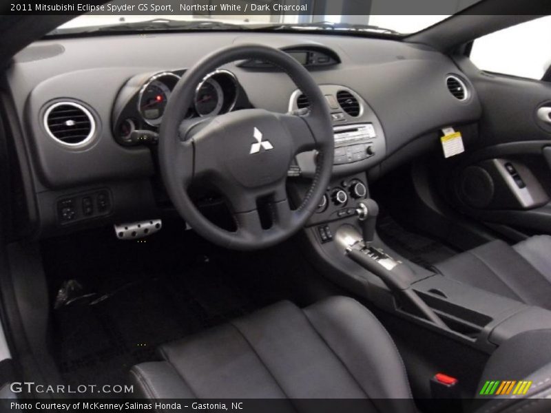 Northstar White / Dark Charcoal 2011 Mitsubishi Eclipse Spyder GS Sport