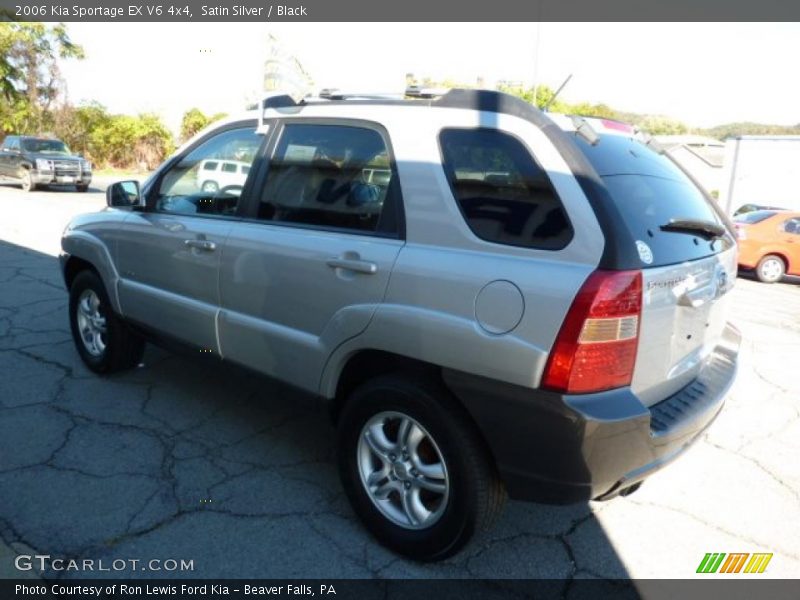 Satin Silver / Black 2006 Kia Sportage EX V6 4x4