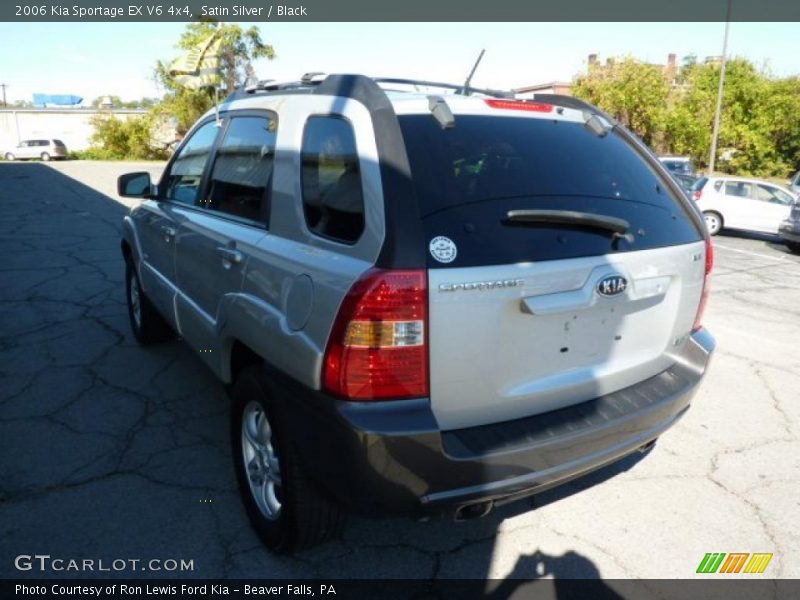 Satin Silver / Black 2006 Kia Sportage EX V6 4x4