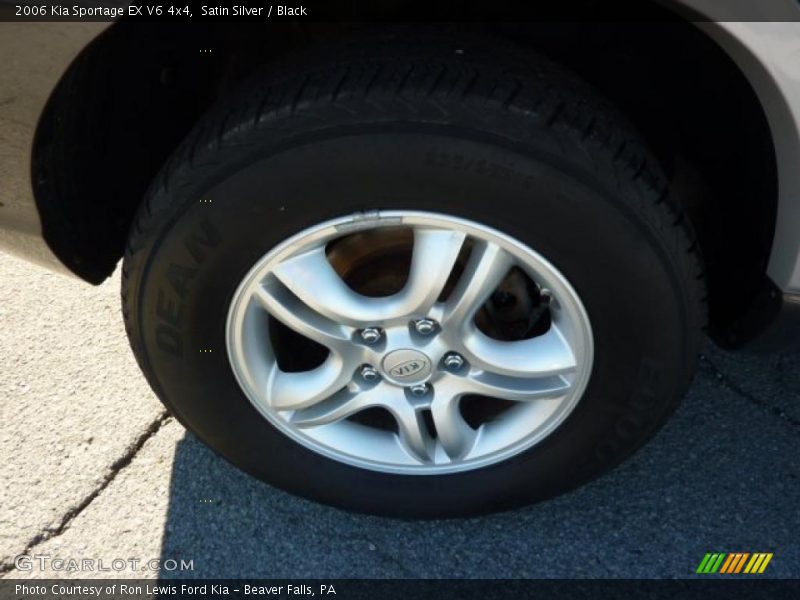 Satin Silver / Black 2006 Kia Sportage EX V6 4x4