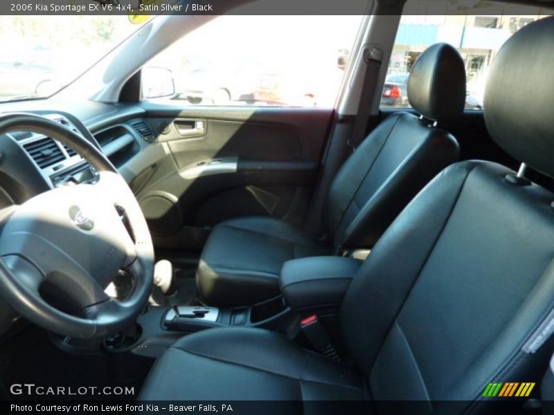 Satin Silver / Black 2006 Kia Sportage EX V6 4x4