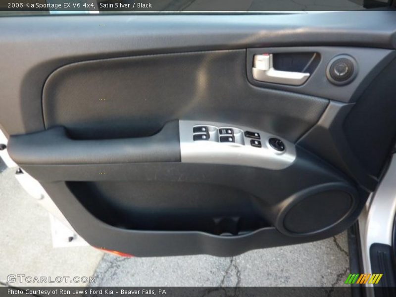 Satin Silver / Black 2006 Kia Sportage EX V6 4x4