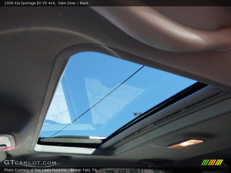 Satin Silver / Black 2006 Kia Sportage EX V6 4x4