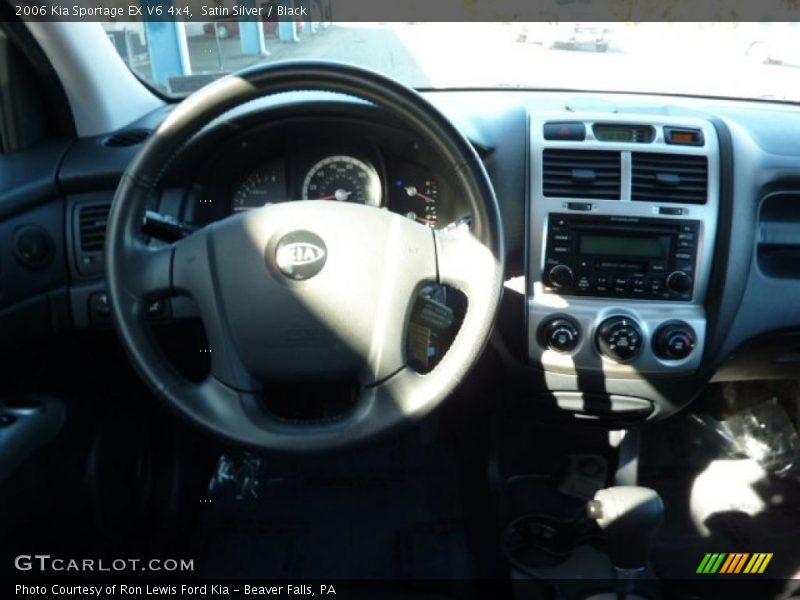 Satin Silver / Black 2006 Kia Sportage EX V6 4x4