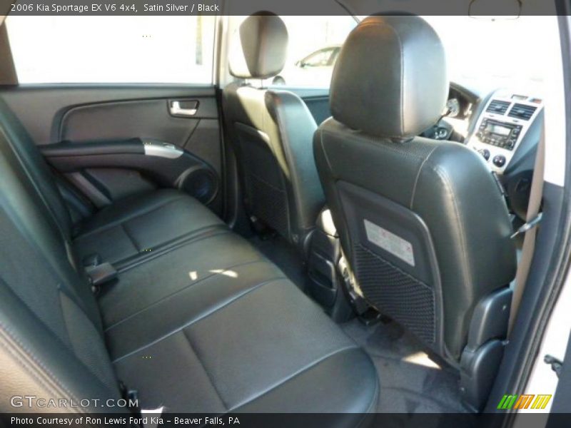 Satin Silver / Black 2006 Kia Sportage EX V6 4x4