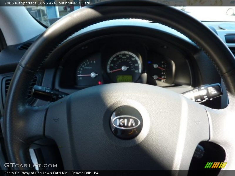 Satin Silver / Black 2006 Kia Sportage EX V6 4x4