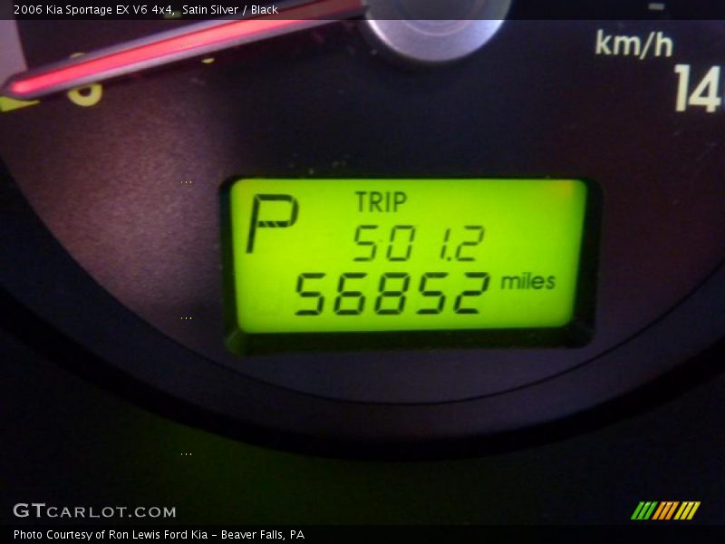 Satin Silver / Black 2006 Kia Sportage EX V6 4x4
