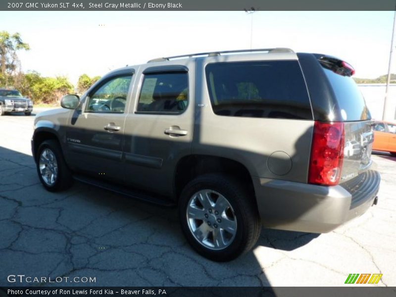 Steel Gray Metallic / Ebony Black 2007 GMC Yukon SLT 4x4