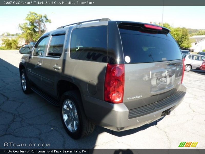 Steel Gray Metallic / Ebony Black 2007 GMC Yukon SLT 4x4