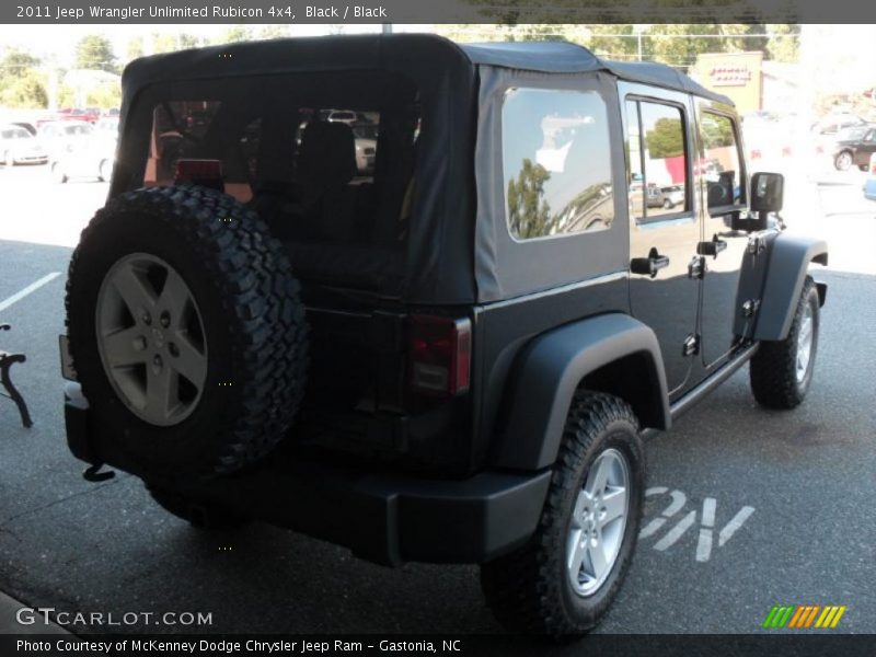 Black / Black 2011 Jeep Wrangler Unlimited Rubicon 4x4