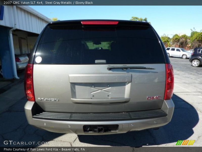 Steel Gray Metallic / Ebony Black 2007 GMC Yukon SLT 4x4