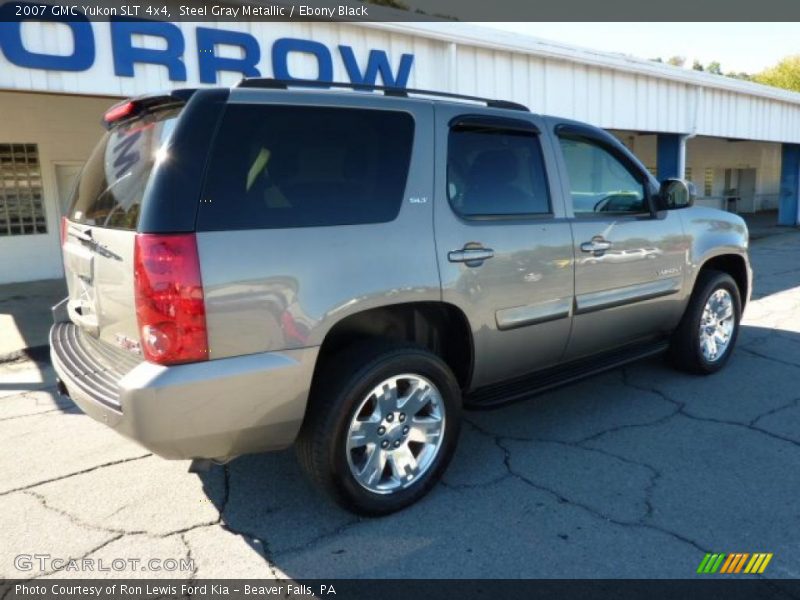 Steel Gray Metallic / Ebony Black 2007 GMC Yukon SLT 4x4