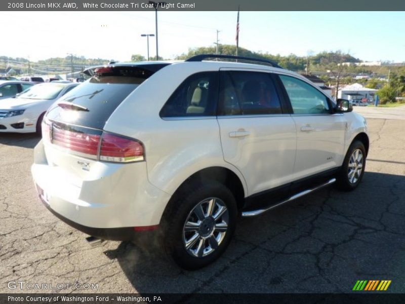 White Chocolate Tri Coat / Light Camel 2008 Lincoln MKX AWD