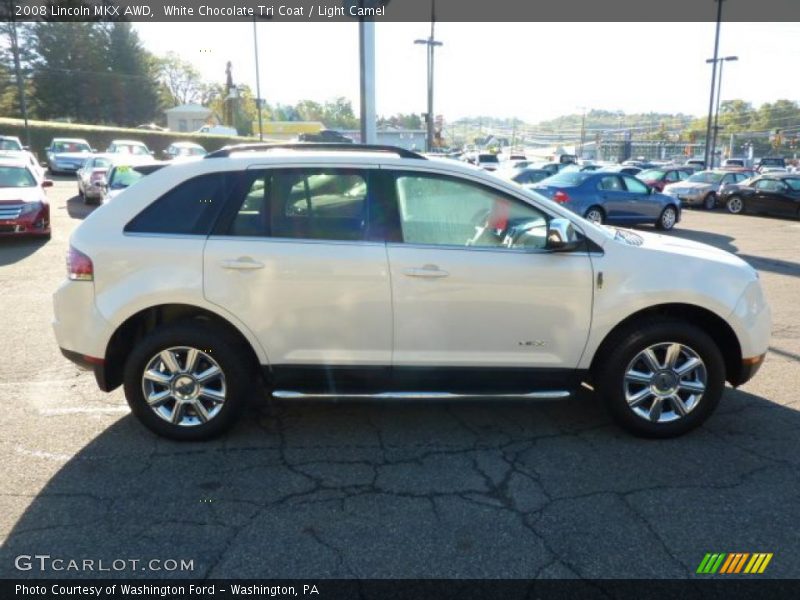 White Chocolate Tri Coat / Light Camel 2008 Lincoln MKX AWD