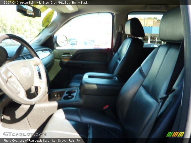 Steel Gray Metallic / Ebony Black 2007 GMC Yukon SLT 4x4