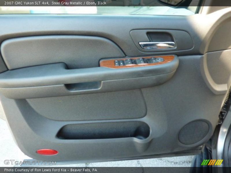 Steel Gray Metallic / Ebony Black 2007 GMC Yukon SLT 4x4