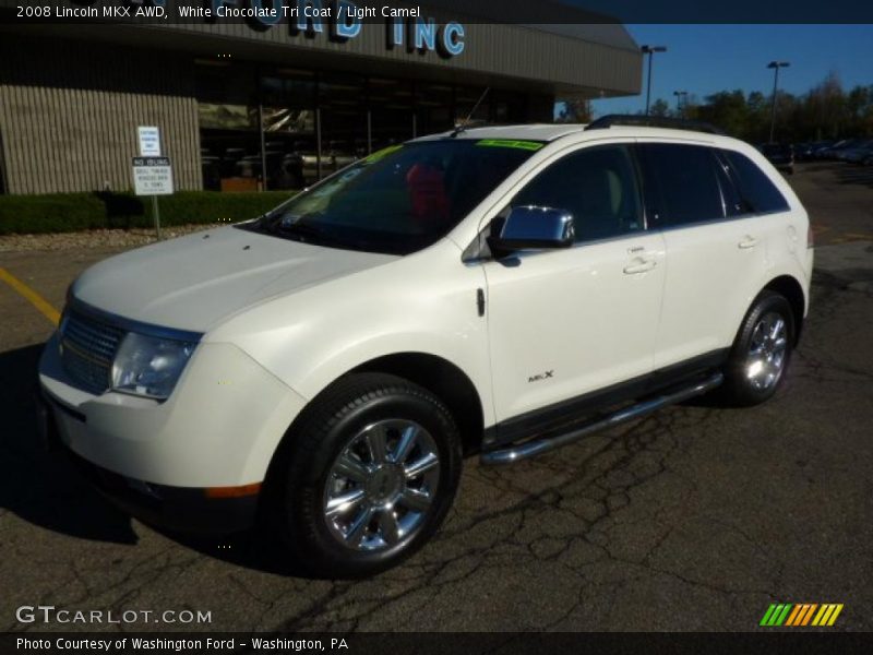 White Chocolate Tri Coat / Light Camel 2008 Lincoln MKX AWD