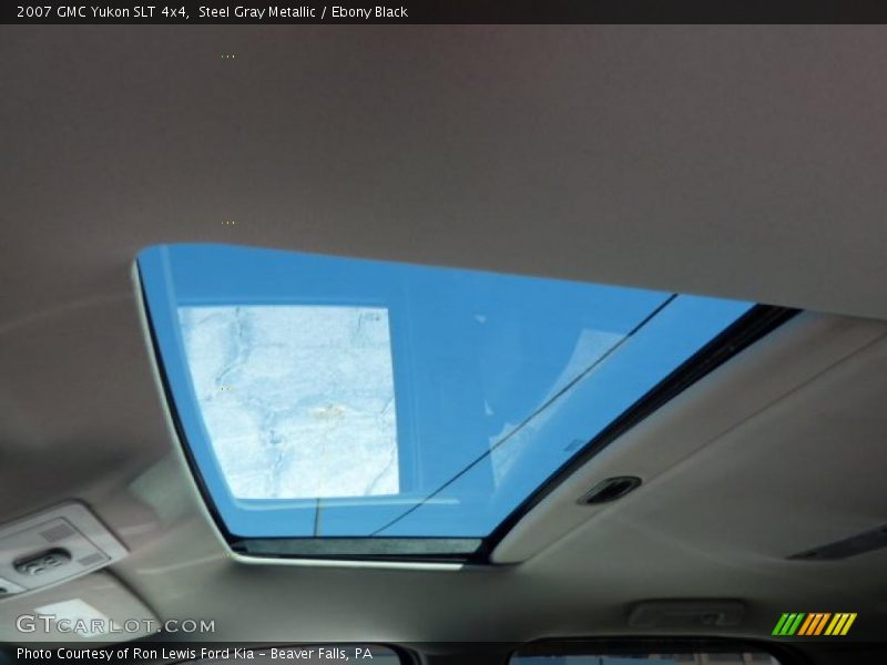 Steel Gray Metallic / Ebony Black 2007 GMC Yukon SLT 4x4