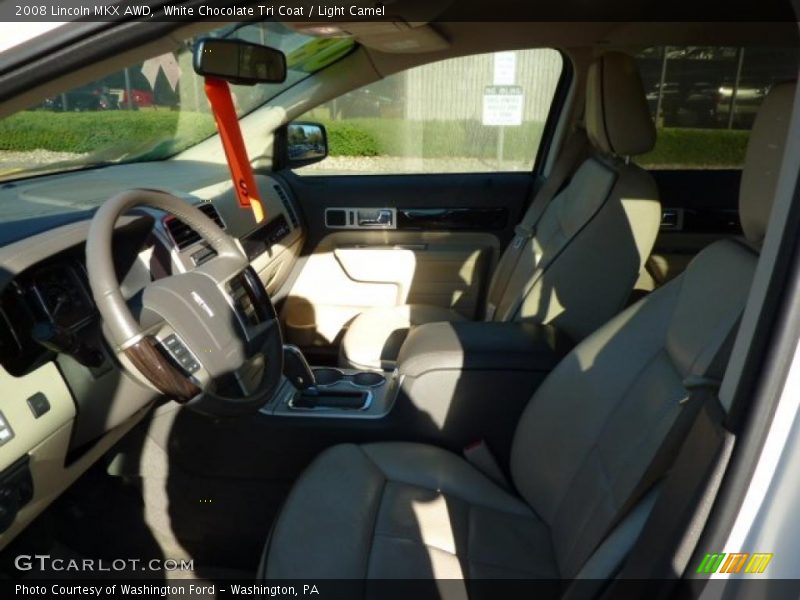 White Chocolate Tri Coat / Light Camel 2008 Lincoln MKX AWD